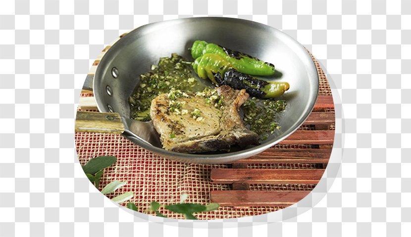 Vegetarian Cuisine Italian Confit Pork Chop Focaccia - Leaf Vegetable - Chops Transparent PNG