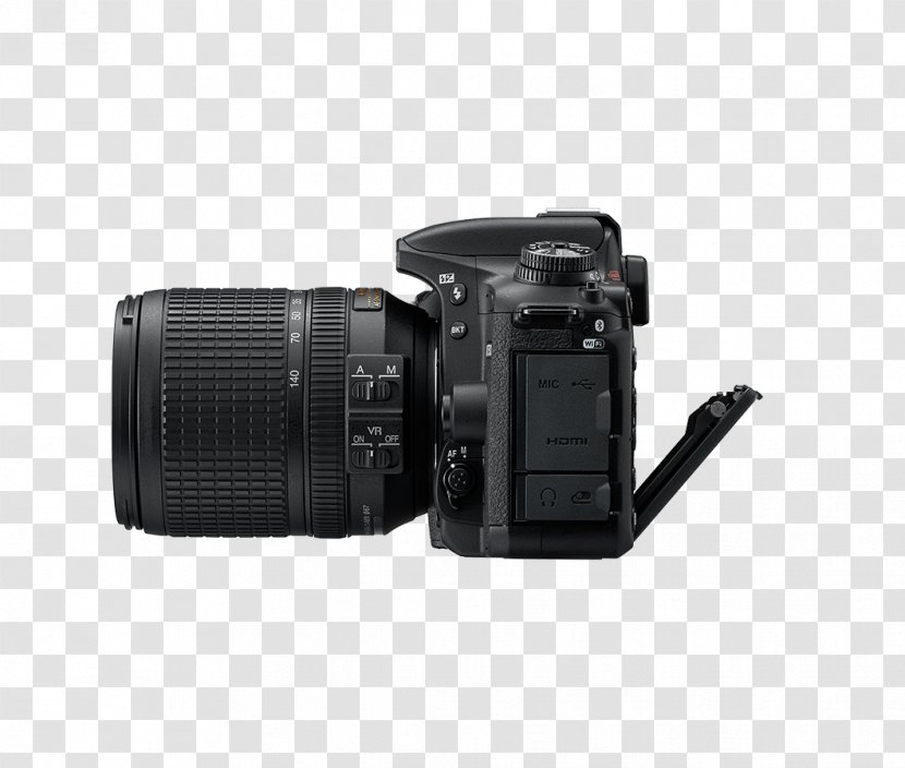 AF-S DX Nikkor 18-140mm F/3.5-5.6G ED VR Nikon D7500 D7200 Format 35mm F/1.8G - Camera Transparent PNG