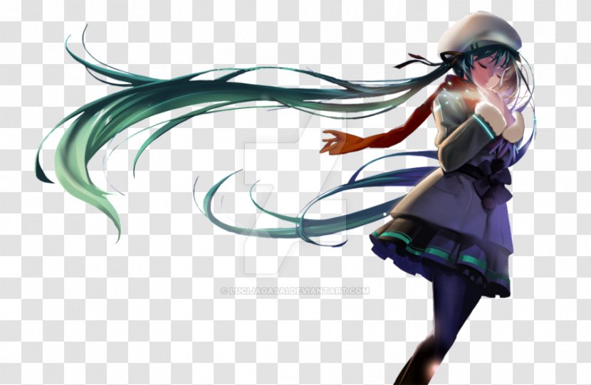 Rendering Computer Graphics V-Ray Hatsune Miku - Frame Transparent PNG