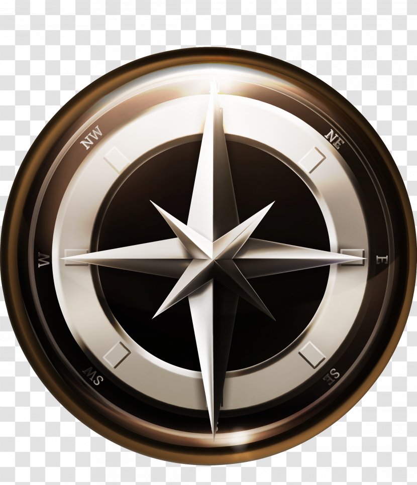 Navigation Icon - Royaltyfree - Compass Transparent PNG