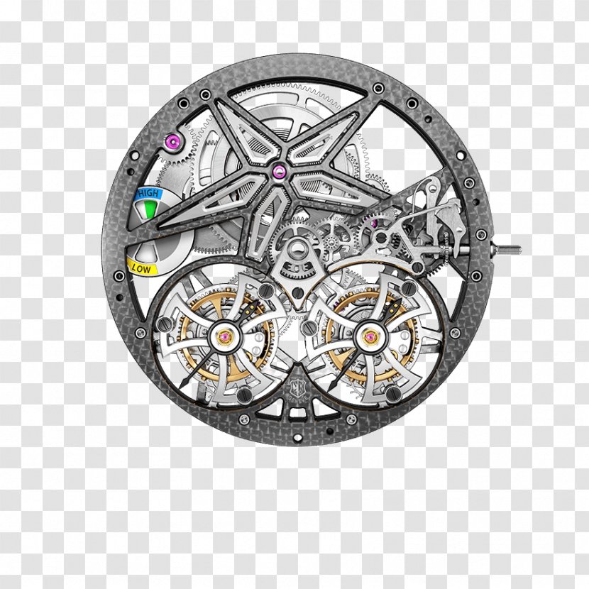 Roger Dubuis Watch Clock Tourbillon Perpetuelle - Time Transparent PNG