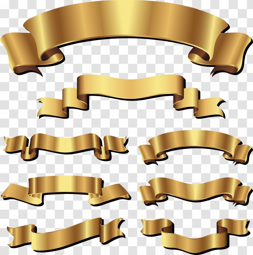 Ribbon Metal Transparent PNG