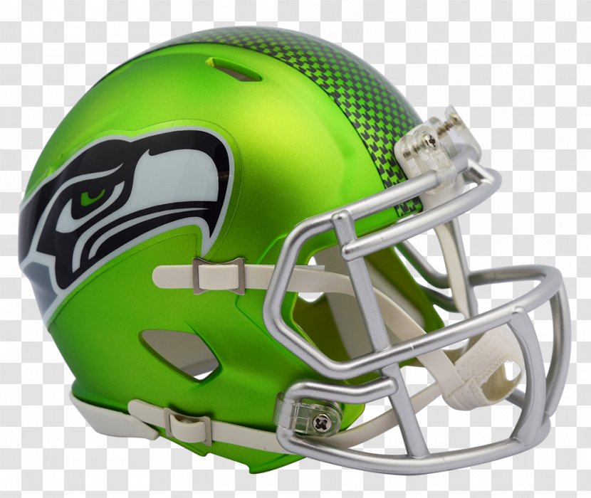 Seattle Seahawks NFL American Football Helmets Riddell - Nike Transparent PNG