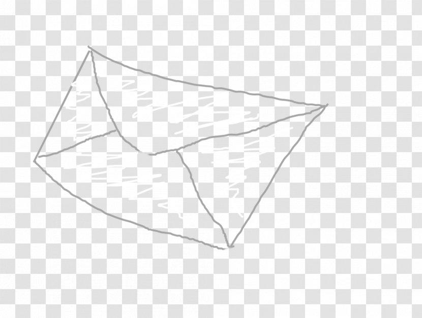 Triangle White Point - Line Art Transparent PNG