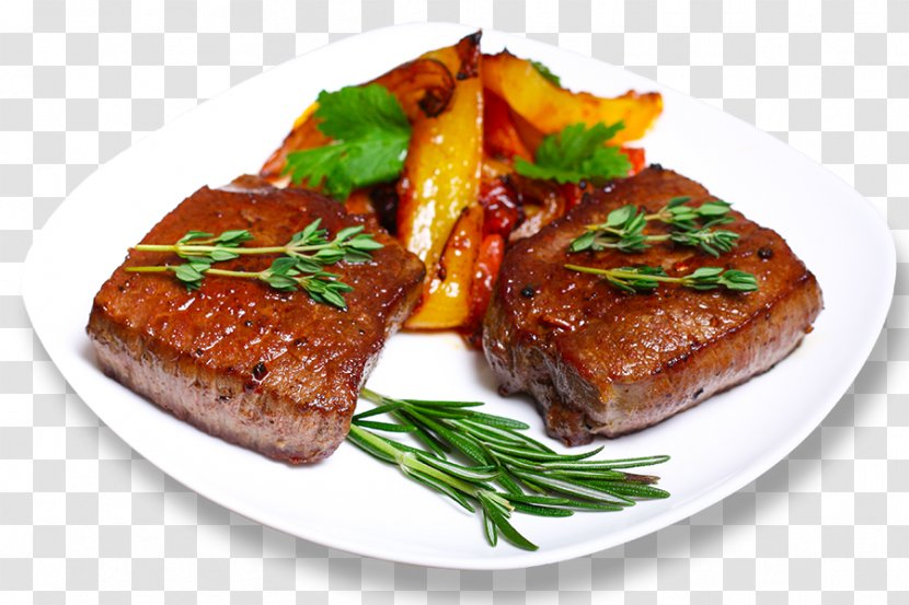 Short Ribs Meat Chop Pork Steak Garnish - Animal Source Foods - Souvlaki Transparent PNG