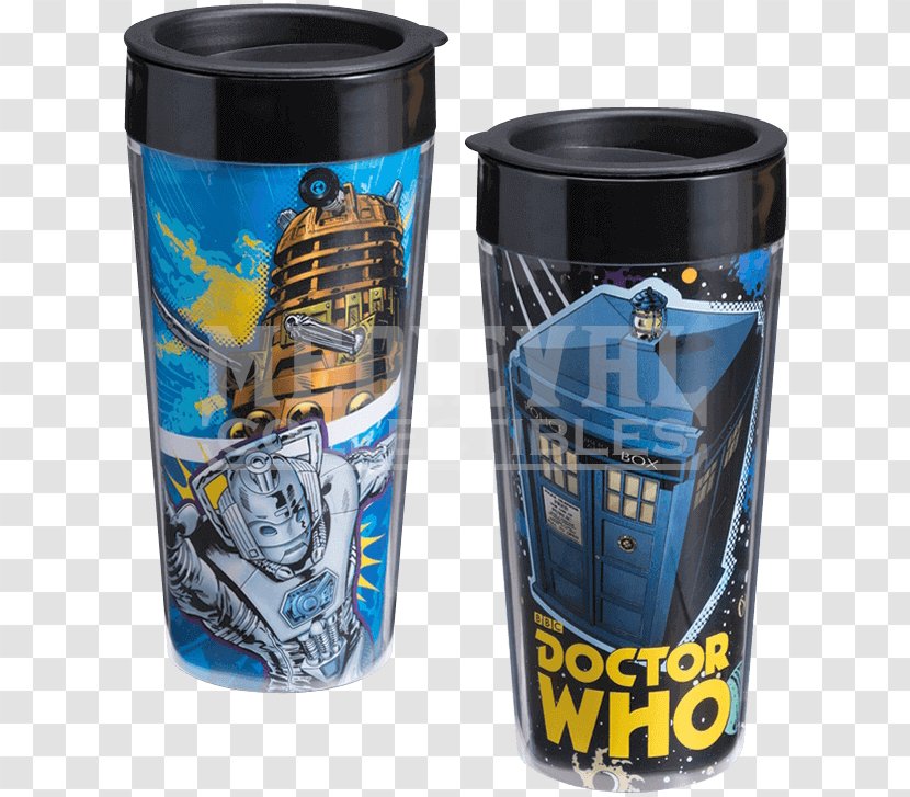 Pint Glass Mug Plastic TARDIS Ceramic - Drinkware Transparent PNG