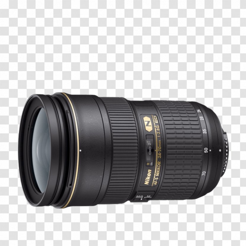 Nikon 24-70mm F/2.8G ED AF-S Canon EF DX Nikkor 35mm F/1.8G Camera Lens - Fmount Transparent PNG