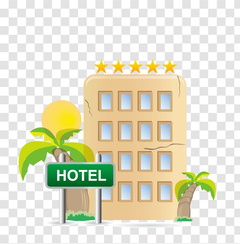 Hotel Cartoon - Boutique - Vector Star Hotels Transparent PNG