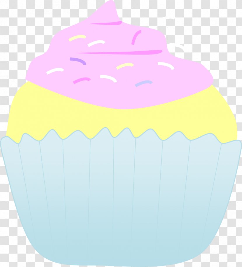 Food Product Design Yellow Pattern - Cup - Ribbon Cupcake Transparent PNG