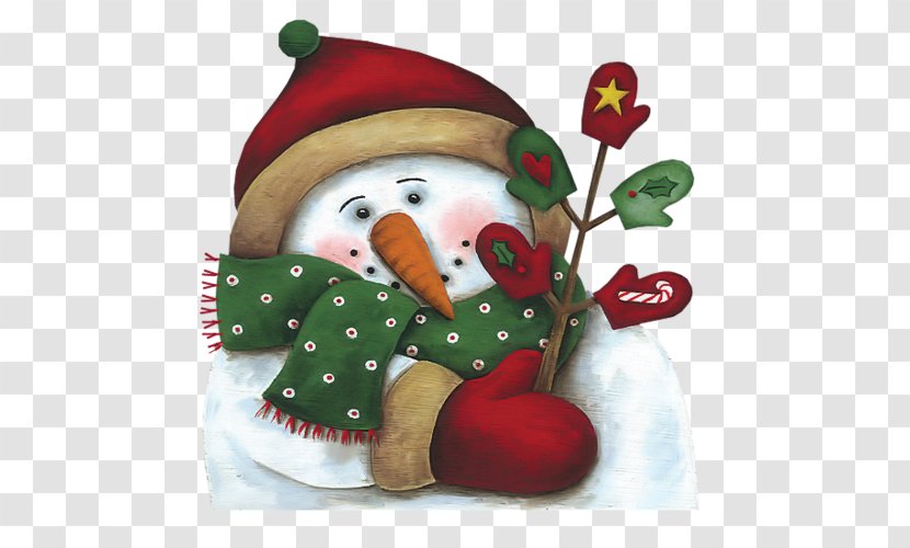 Snowman Artist Christmas - Decoration Transparent PNG
