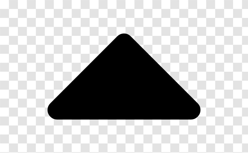 Arrow Sorting Algorithm Triangle - Black Transparent PNG