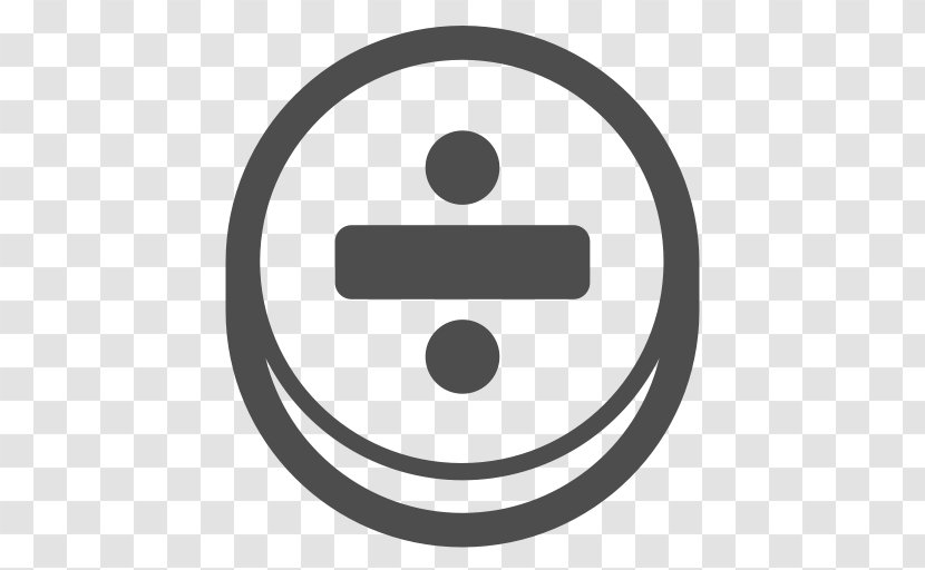 Emoticon Symbol Circle Font - Divide Transparent PNG