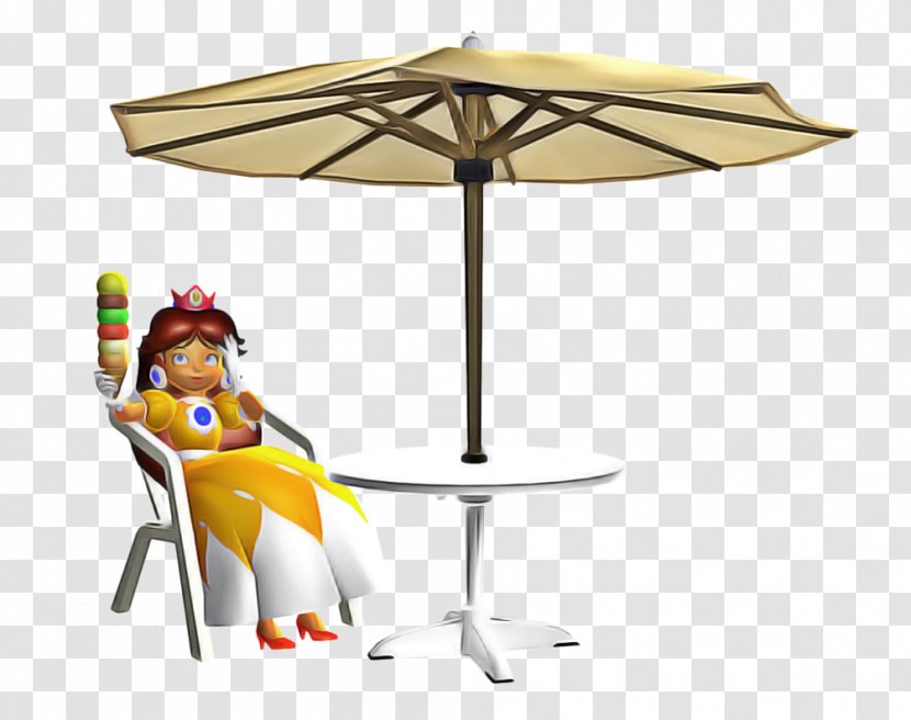 Umbrella Cartoon - Yellow - Shade Furniture Transparent PNG