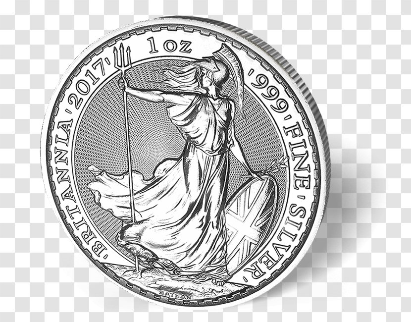 Britannia Bullion Coin Silver Transparent PNG