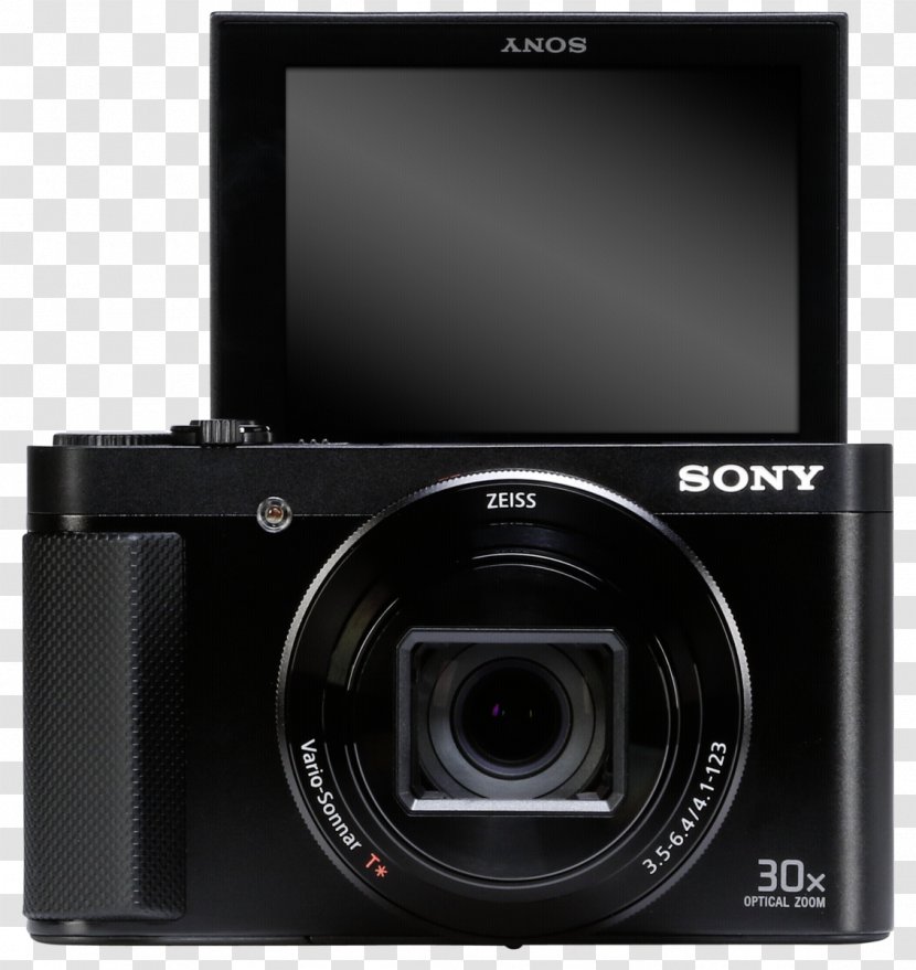 Digital SLR Sony Cyber-shot DSC-HX90V Camera Lens - Multimedia Transparent PNG