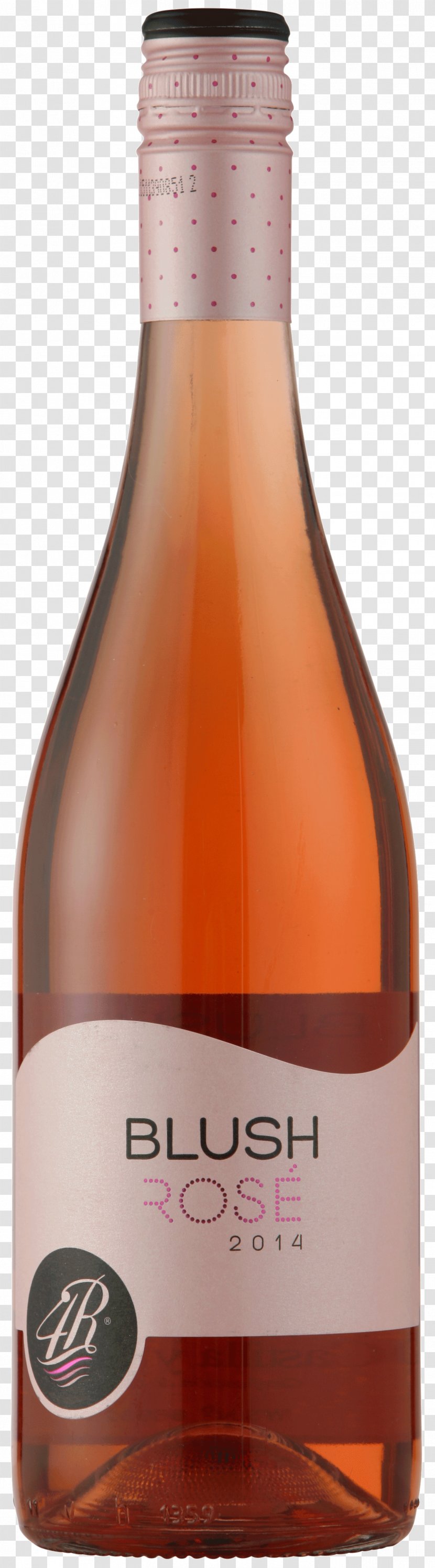Wine Distilled Beverage Beer Liqueur Bottle - Blush Transparent PNG