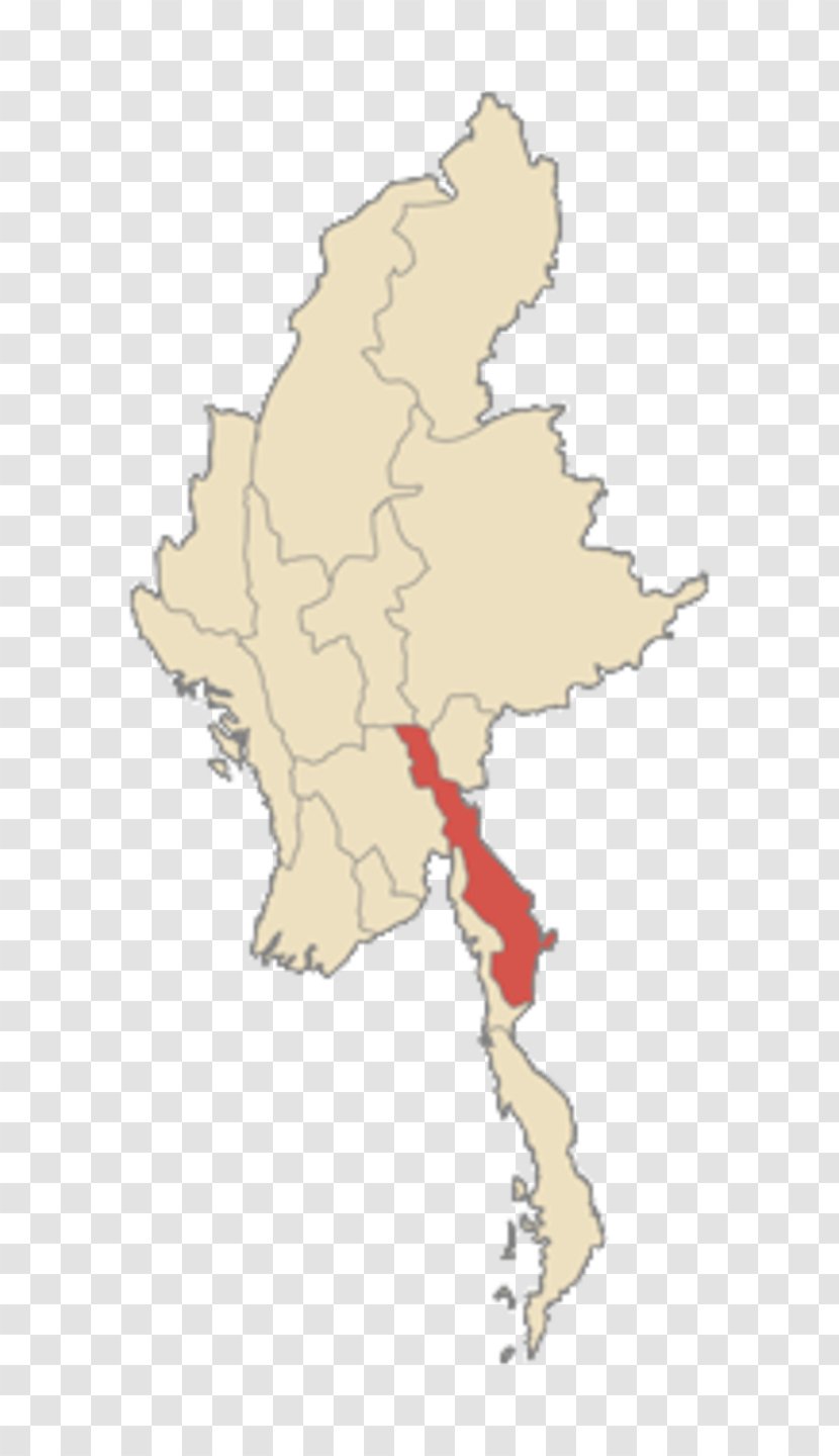 Rakhine State Shan Kedahan Malay People Kayah - Burma - Map Transparent PNG