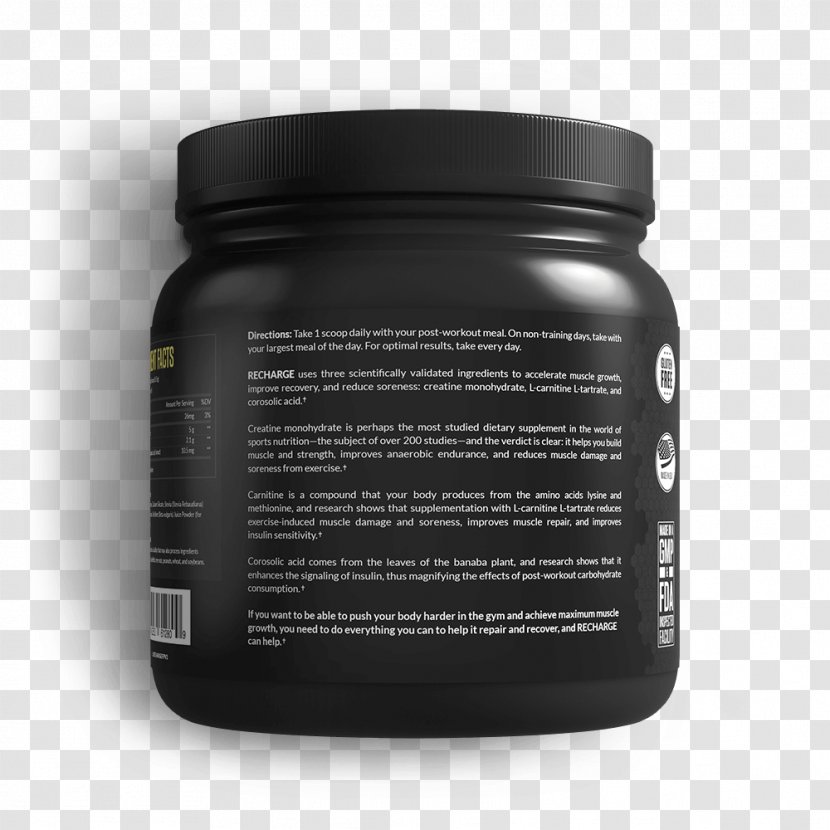 Dietary Supplement Bodybuilding Pre-workout Creatine Transparent PNG