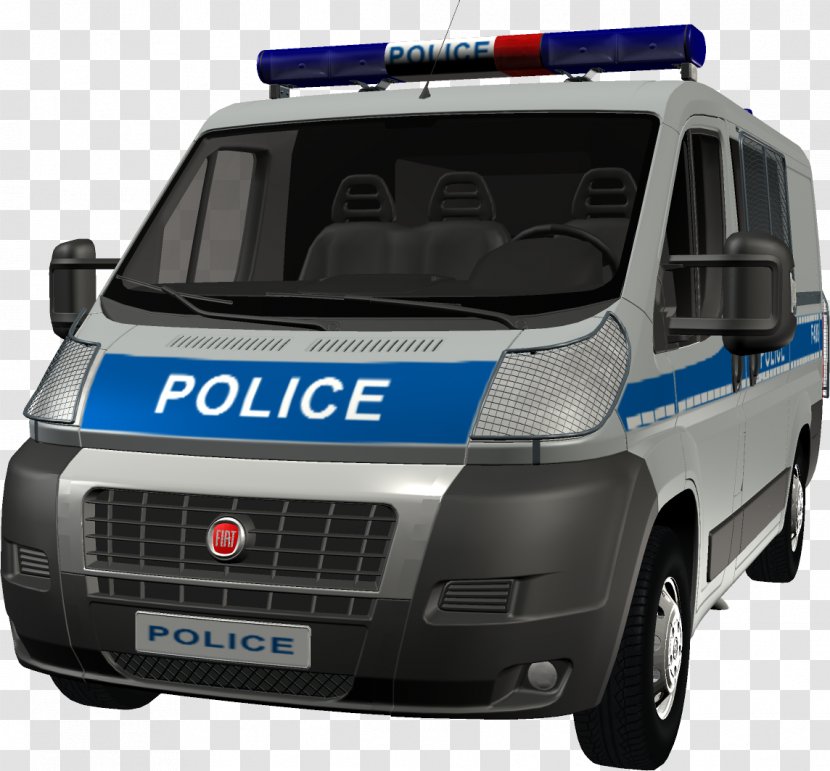 Car Police Van Vehicle - Compact Transparent PNG