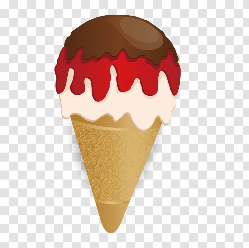 Ice Cream CorelDRAW Cdr Candy - Cone - Vector Chocolate Transparent PNG