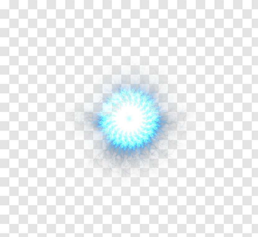 Circle Computer Pattern - Blue Halo Transparent PNG