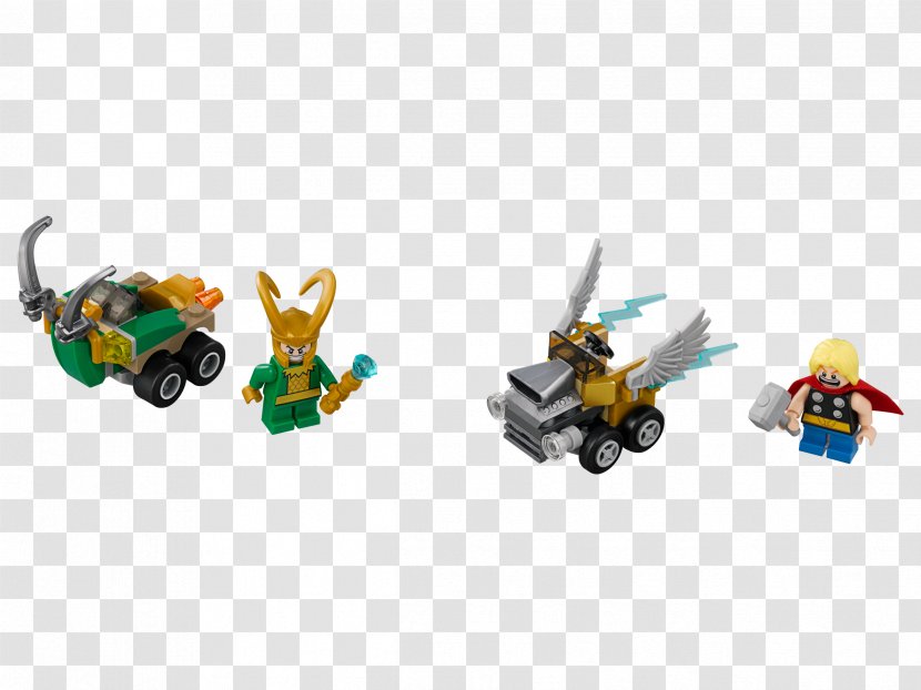 Lego Marvel Super Heroes Loki Thor Toy - Mjolnir Transparent PNG
