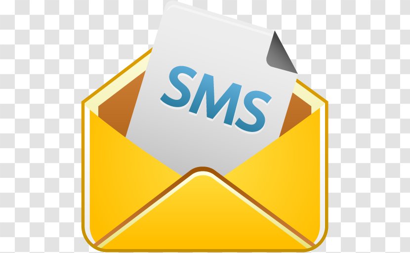 Text Brand Material Yellow - Bulk Messaging - SMS Message Transparent PNG