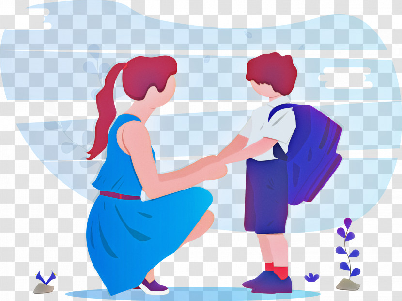 Back To School Mother Boy Transparent PNG