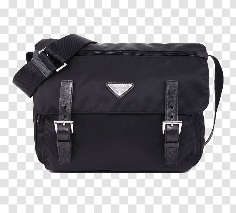 Prada Handbag Gratis Shoulder - PRADA / Men's Bag Nylon Transparent PNG