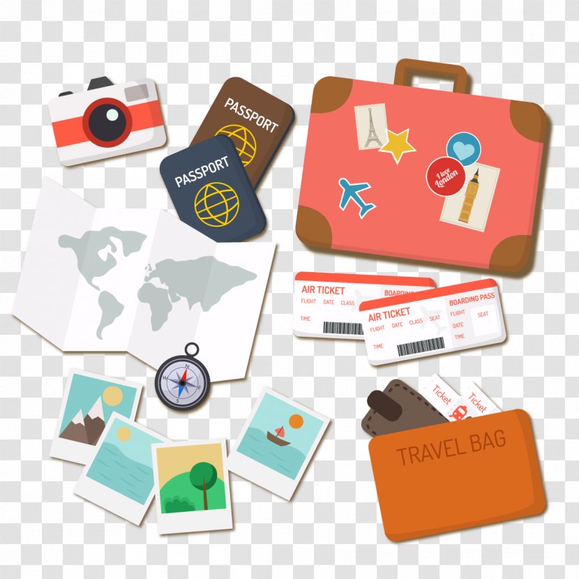 Travel Euclidean Vector Suitcase Icon - Passport Transparent PNG