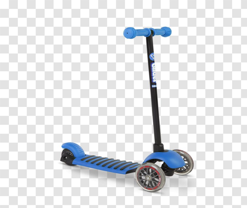 Kick Scooter Wheel Bicycle Steering - Blue Transparent PNG