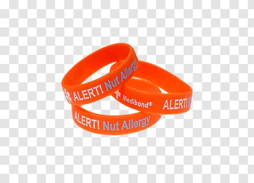 Wristband Tree Nut Allergy Peanut Anaphylaxis - Diabetic Medical Alert Signs Transparent PNG