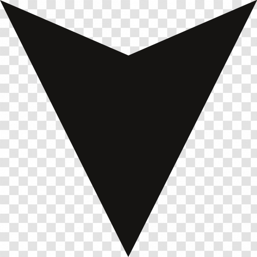 Arrow Clip Art - Triangle - Black Transparent PNG