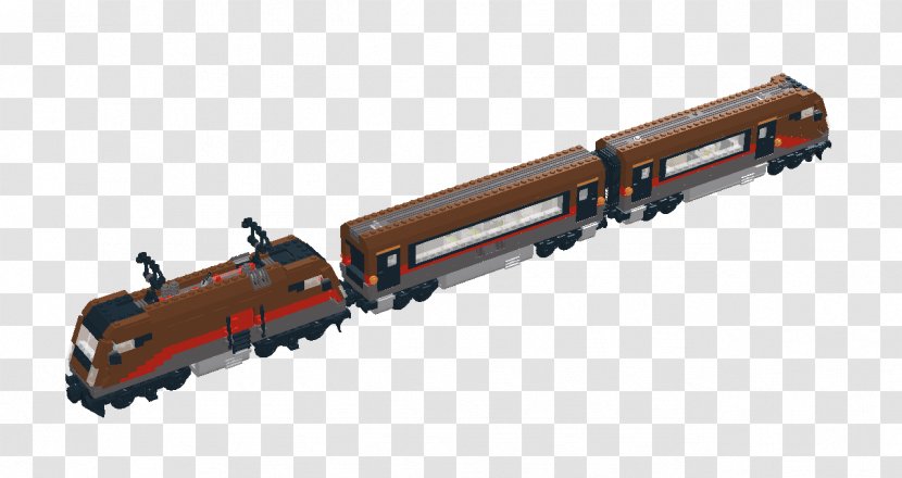 Lego Trains Passenger Car Railjet - Railroad - Train Transparent PNG