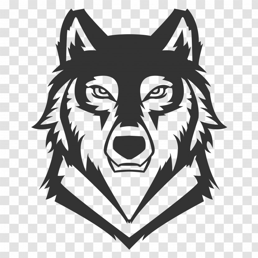 Sul Ross State University Logo Printing - Head - Wolf Transparent PNG