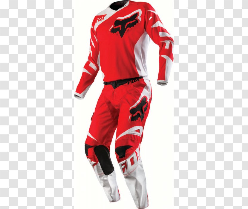 T-shirt Fox Racing Pants Suit - Protective Gear In Sports Transparent PNG