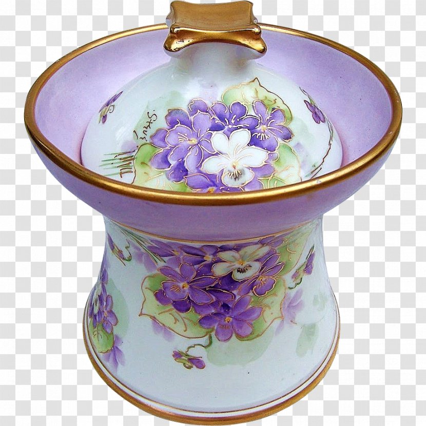 Tableware Saucer Ceramic Porcelain Plate - Hand-painted Floral Material Transparent PNG