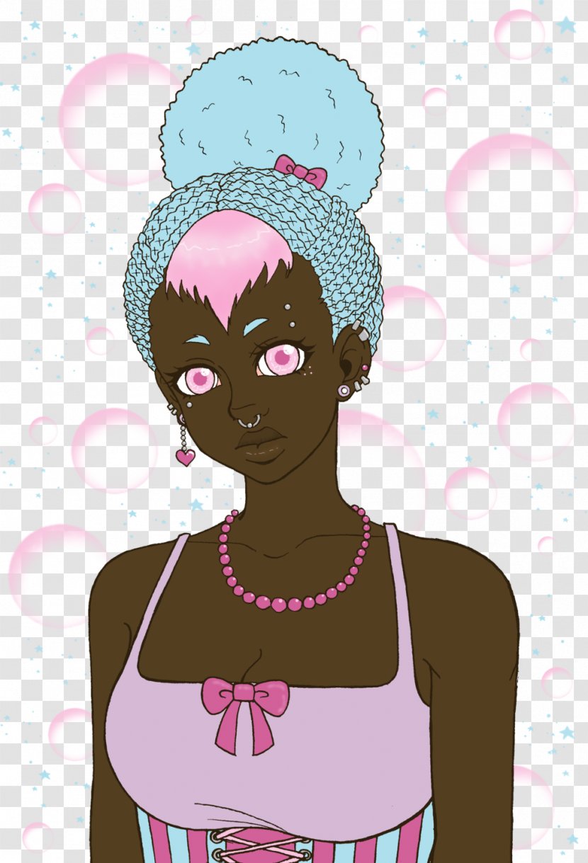 Visual Arts Hairstyle - Heart - Cotton Candy Transparent PNG