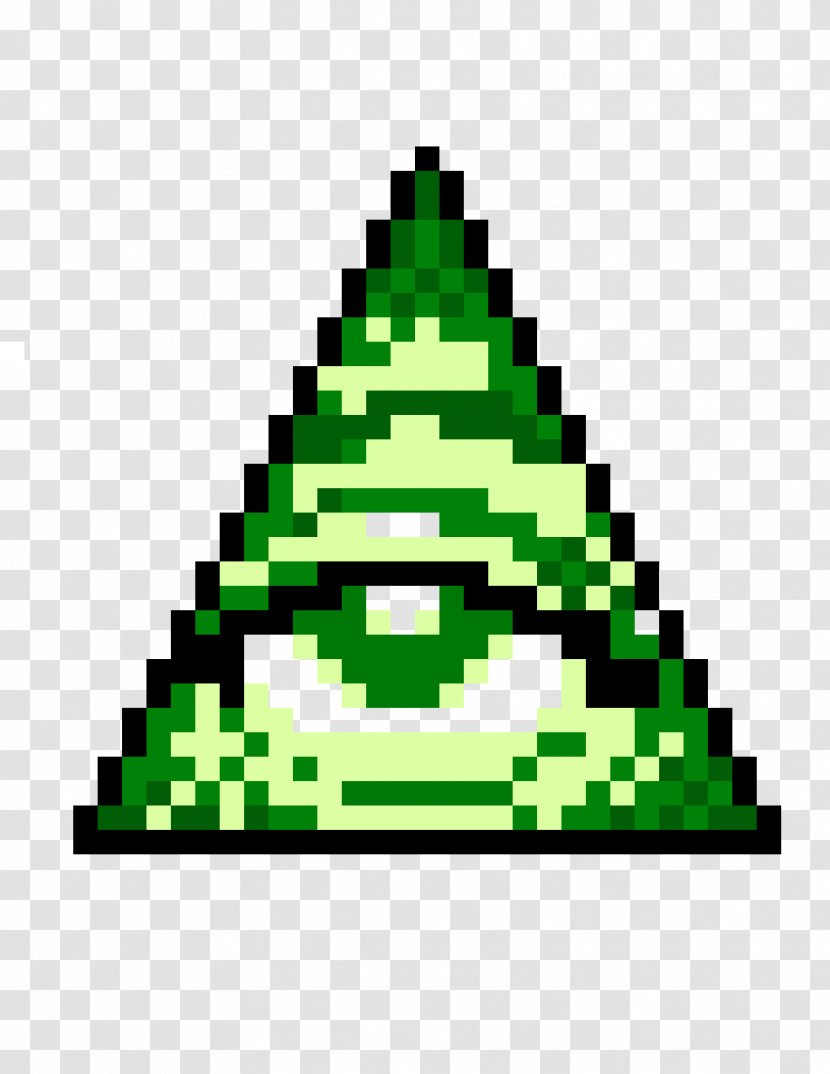 Pixel Art Image Drawing Clip - Illuminati - Minecraft Transparent PNG