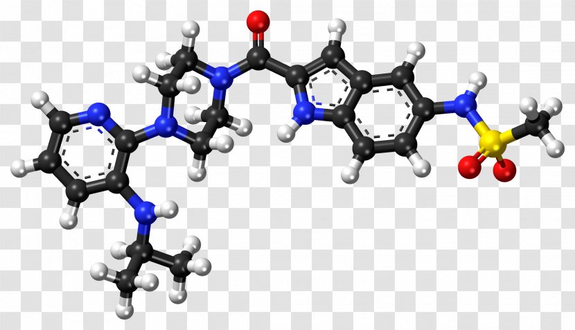 Delavirdine Discovery And Development Of Non-nucleoside Reverse-transcriptase Inhibitors Therapy Ball-and-stick Model - Oral Administration Transparent PNG