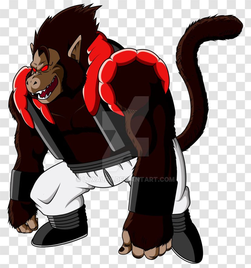 Gogeta Horse Oozaru Saiyan Gorilla - Cartoon Transparent PNG