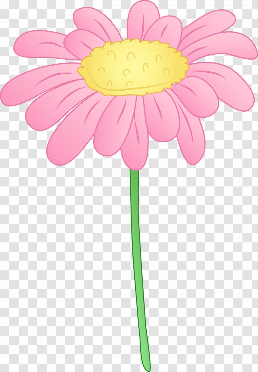 Pink Flowers Clip Art - Transparent Daisy Cliparts Transparent PNG