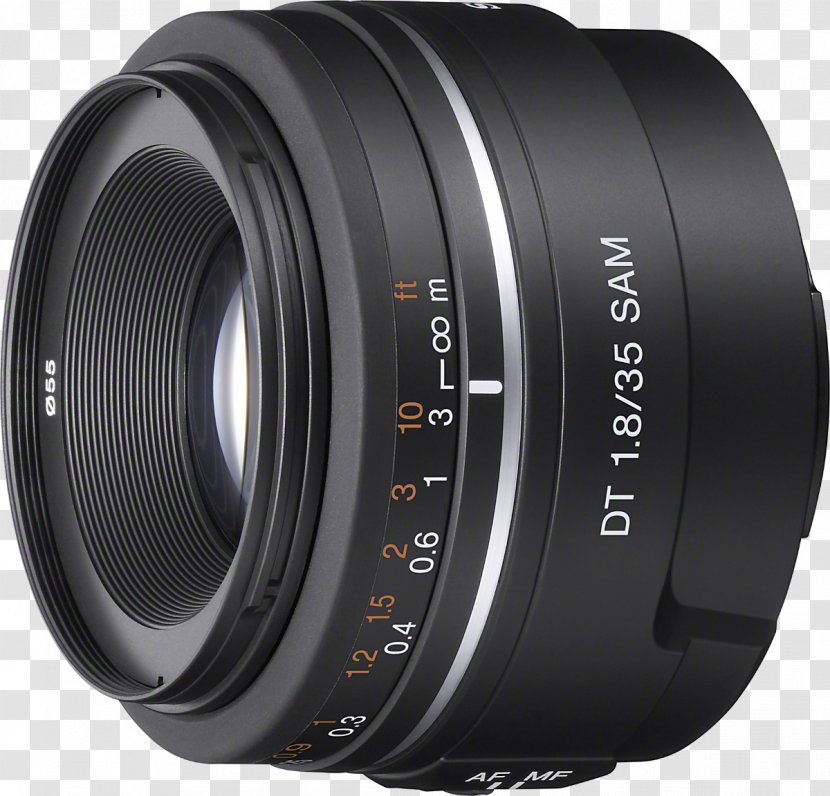 Camera Lens Nikon AF-S DX Nikkor 35mm F/1.8G Sony α Corporation Wide-angle - 22 March Transparent PNG