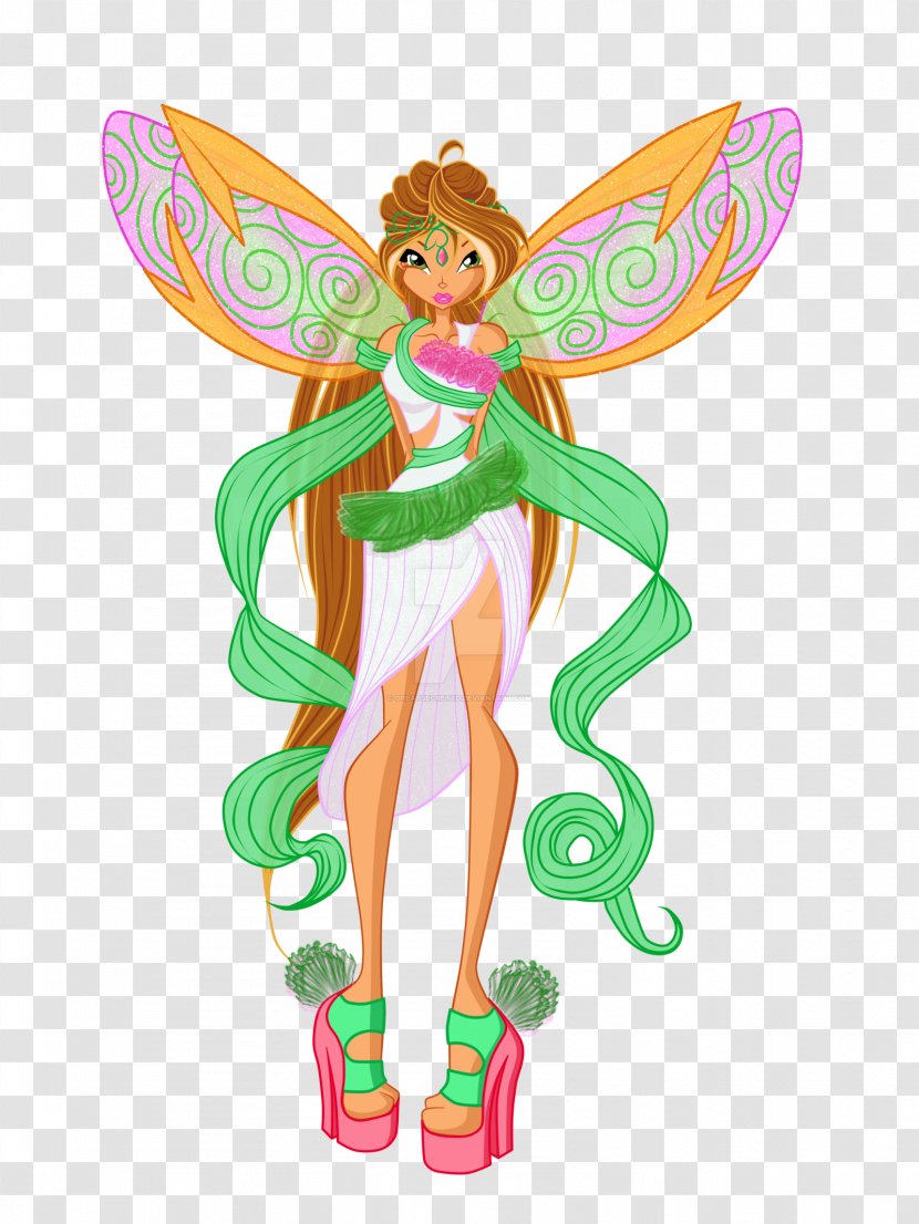 Flora Fairy Nature Butterflix - Figurine Transparent PNG