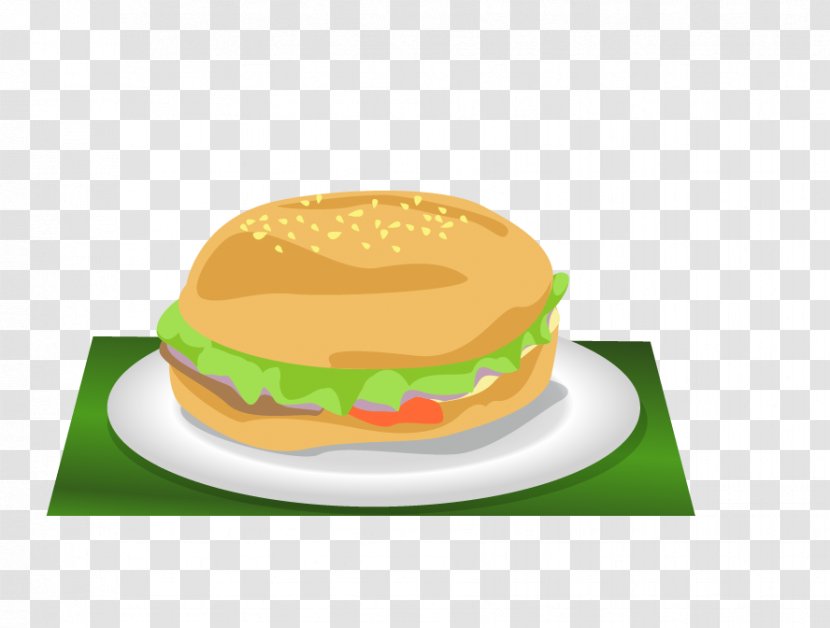 Hamburger Cheeseburger Fast Food Chicken Sandwich Meatloaf - Product Design - Burger Transparent PNG