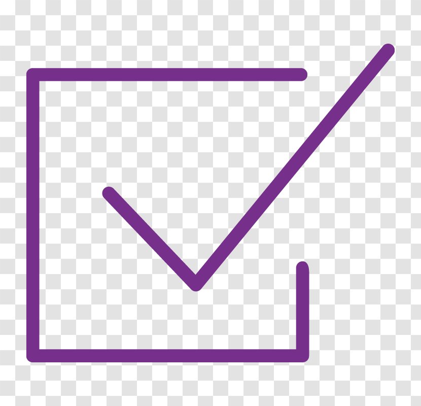 Data Sample Check Mark Survey Methodology - Purple Transparent PNG