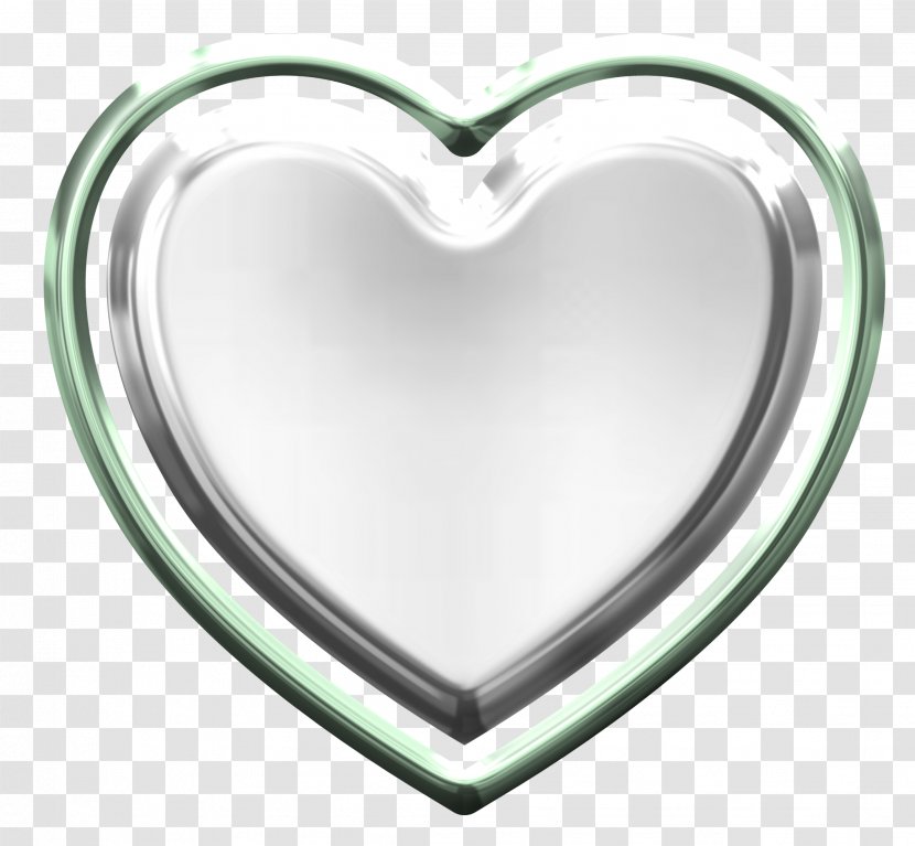 Heart Information - Love - Silver Transparent PNG