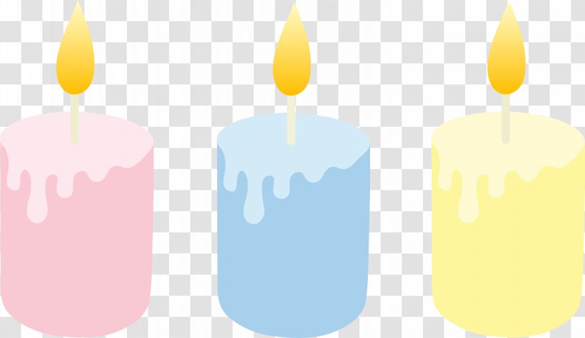 Candle Wax Yellow Food - Picture Of A Lit Transparent PNG