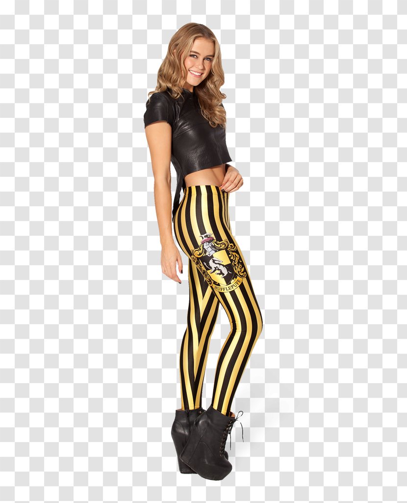 Helga Hufflepuff Hogwarts Leggings Pants Fashion - Waist - Woman Transparent PNG