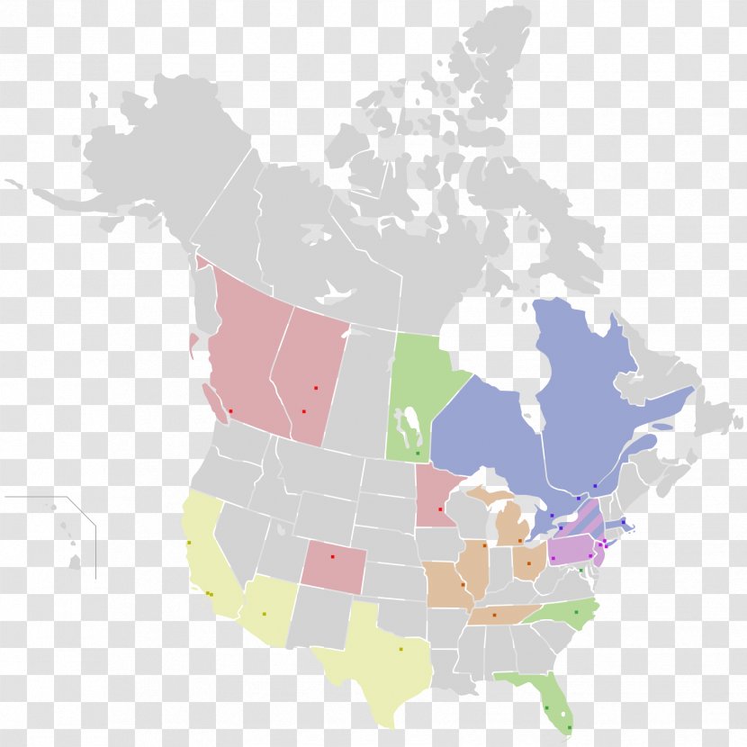 United States Blank Map Clip Art - Thematic - Canada Transparent PNG